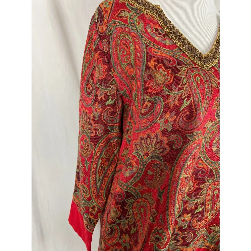 Soft Surroundings Pasha Pullover Tunic, Size Medium - Picture 6 of 12